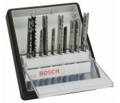 Набор Robust Line из 10 пильных полотен Wood and Metal, с T-образным хвостовиком - Bosch