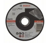 Отрезной круг, прямой, Standard for Inox - Rapido WA 60 T BF, 125 mm, 22,23 mm, 1,0 mm Bosch