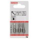 Набор из 3 насадок-бит Extra Hart (смешанный) S 0,6x4,5, PH1, PZ1, 25 mm Bosch