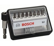 Набор Robust Line из 8+1 насадок-бит S Extra Hart 25 mm, 8+1tlg. Bosch