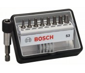 Набор Robust Line из 8+1 насадок-бит S Extra Hart 25 mm, 8+1tlg. Bosch