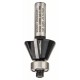 Фрезы для снятия фасок/выборки заподлицо 8 mm, D1 23,7 mm, B 5,5 mm, L 12 mm, G 54 mm, 25° Bosch